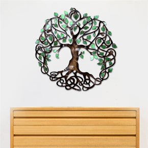 Craftter Small Tree of Life Metal Wall Art, Decorative Wall Sculpture Handing Home Décor